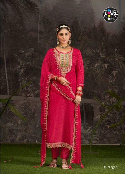 Fourdots manjali designer wholesale dress material shops in chennai