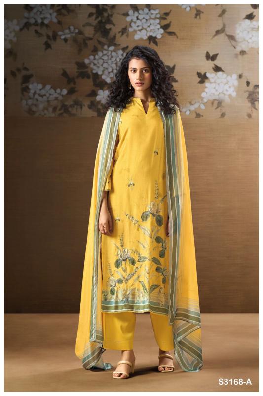 Ganga jaera 3168 ladies dress material wholesale market in mumbai 