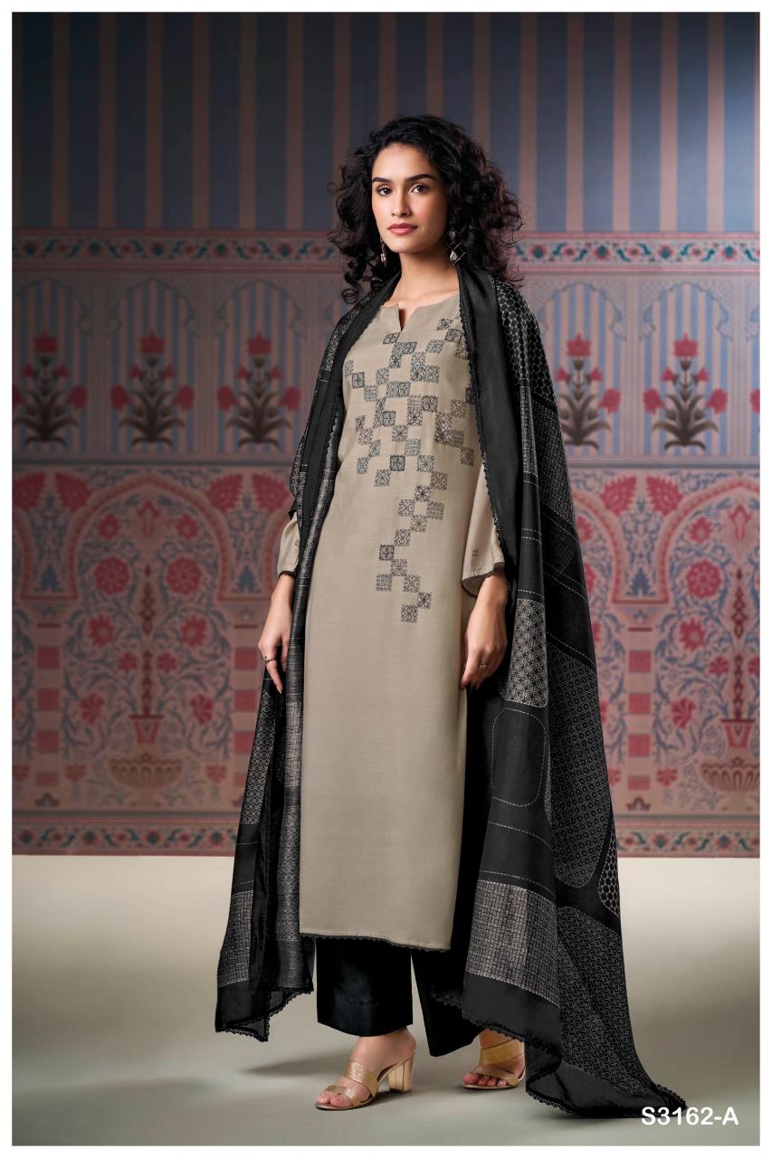 Ganga nessa 3162 laado dress material wholesale