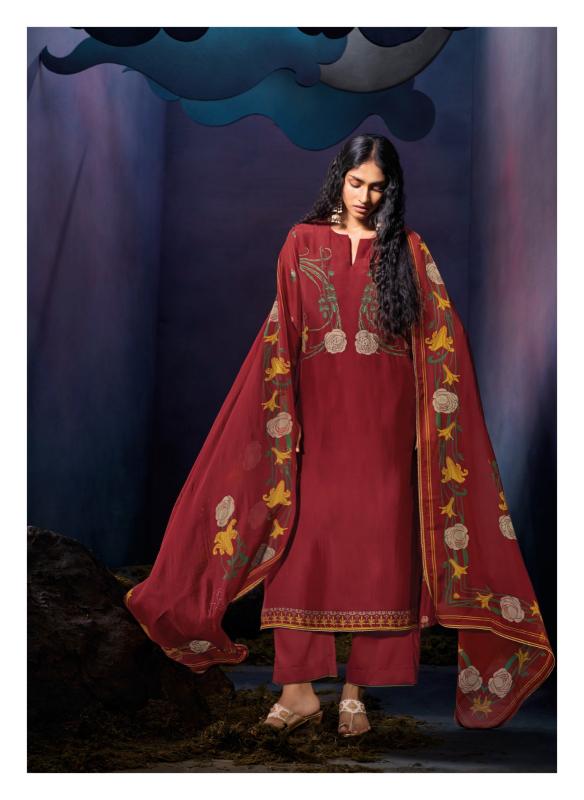 Ganga tarang warli print dress material wholesale