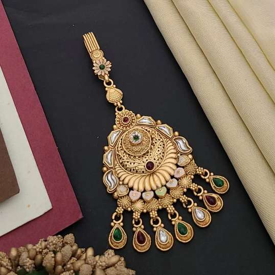 Gold Juda Q1029 Designer imitation jewellery in Ahmedabad