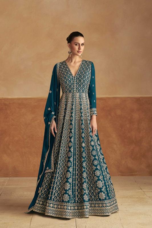 Gulkayra designer nagma gold gown wholesale suppliers