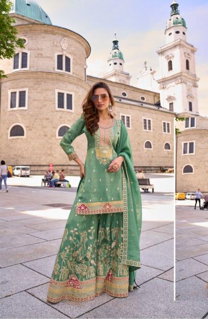 Gulkayra designer veronica readymade stitched salwar suit wholesale