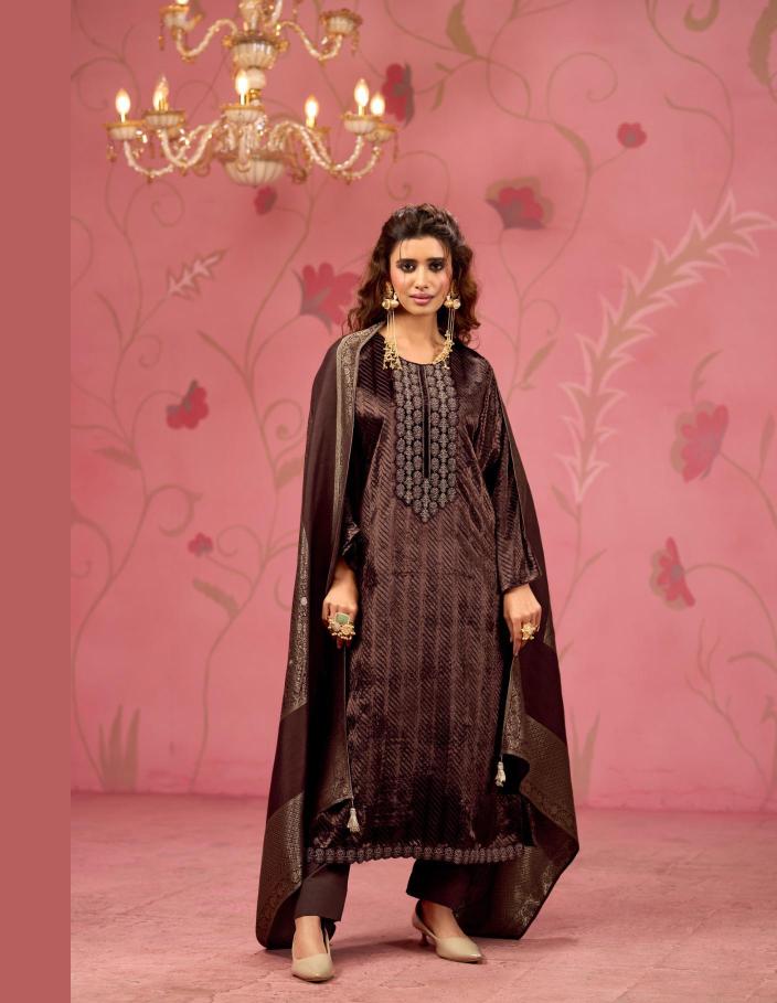 Ibiza kashvi velvet buy dress materials woollen online india wholesale
