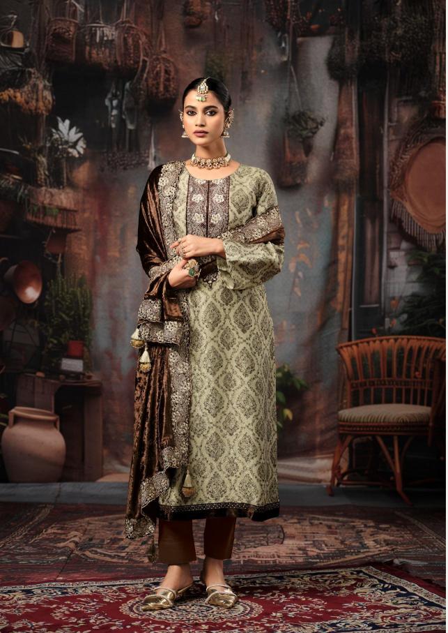 Ibiza rukhsar silk online wholesale dress material surat