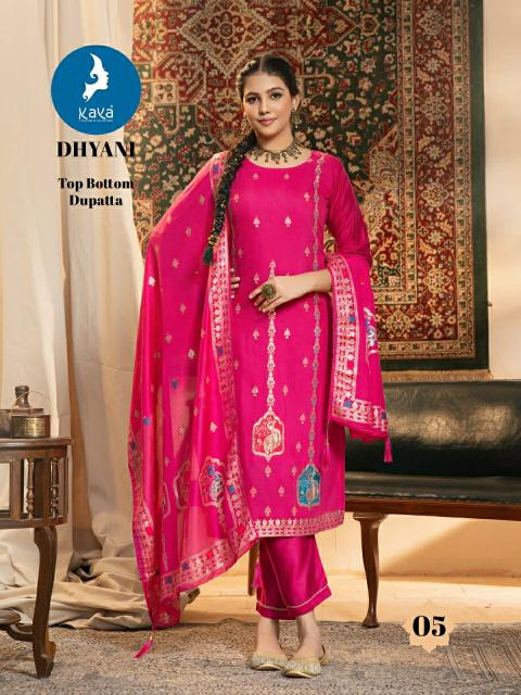 Kaya dhyani 3 pcs wholesale kurti market in surat