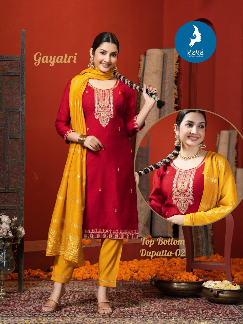 Kaya gayatri 3 pcs best indian kurtis in usa