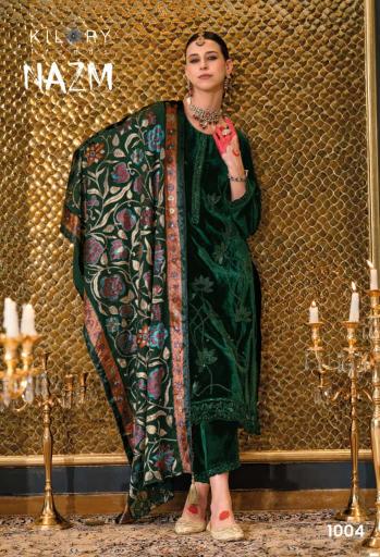 Kilory trends nazm wholesale dress material suppliers in surat