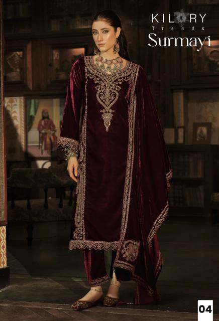 Kilory trends valvet wholesale dress material hyderabad telangana