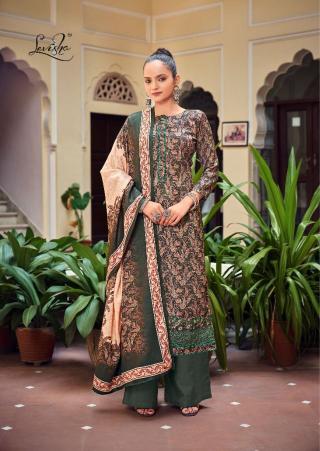 Levisha aaliyah pashmina wholesale dress material ahmedabad