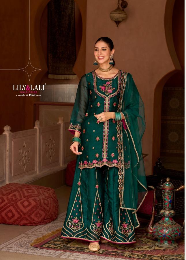Lily & lali andorra 3 pcs kurtis manufacturers in india