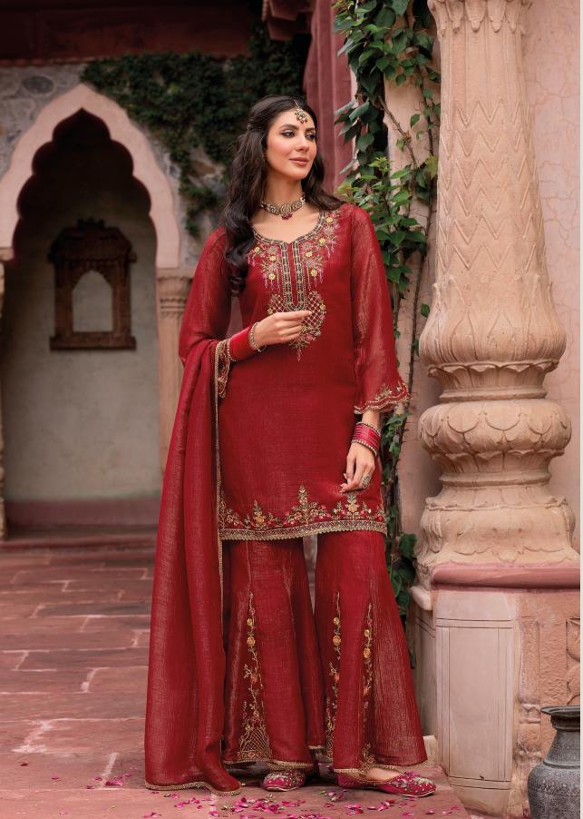 Lily & lali lashkara 3 pcs branded kurtis wholesale in surat