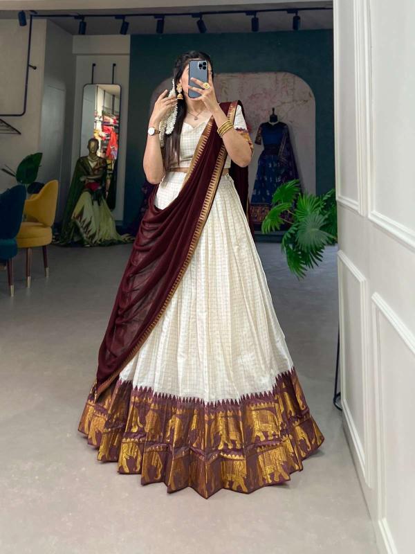 lnb 2047 cotton wedding wear Wholesale Lehenga choli catalogs in India