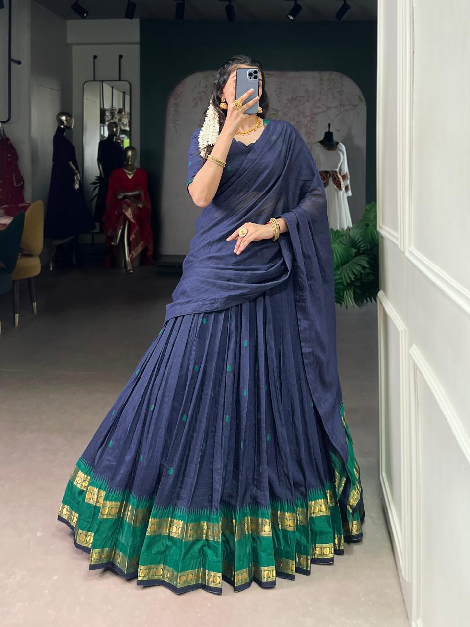 LNB Pure Chanderi NBL Traditional lehenga market in Ahmedabad
