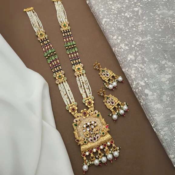 Long Necklace Set LNS027 Indian imitation jewellery wholesale