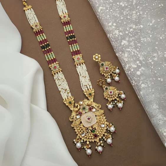 Long Necklace Set LNS030 Wholesale imitation jewellery market