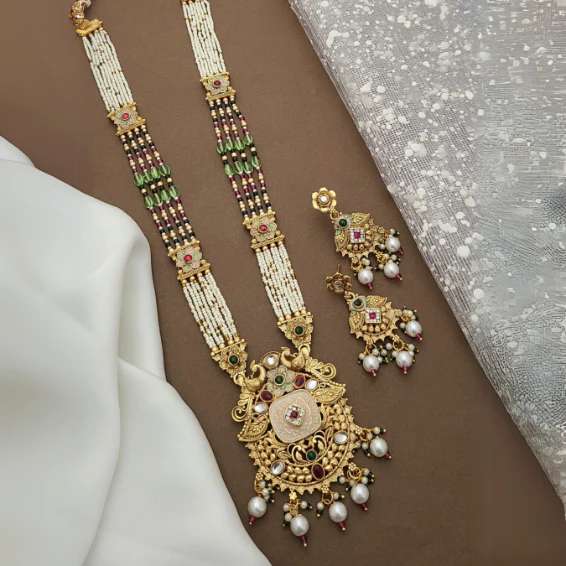 Long Necklace Set LNS032 Wholesale fashion jewellery India
