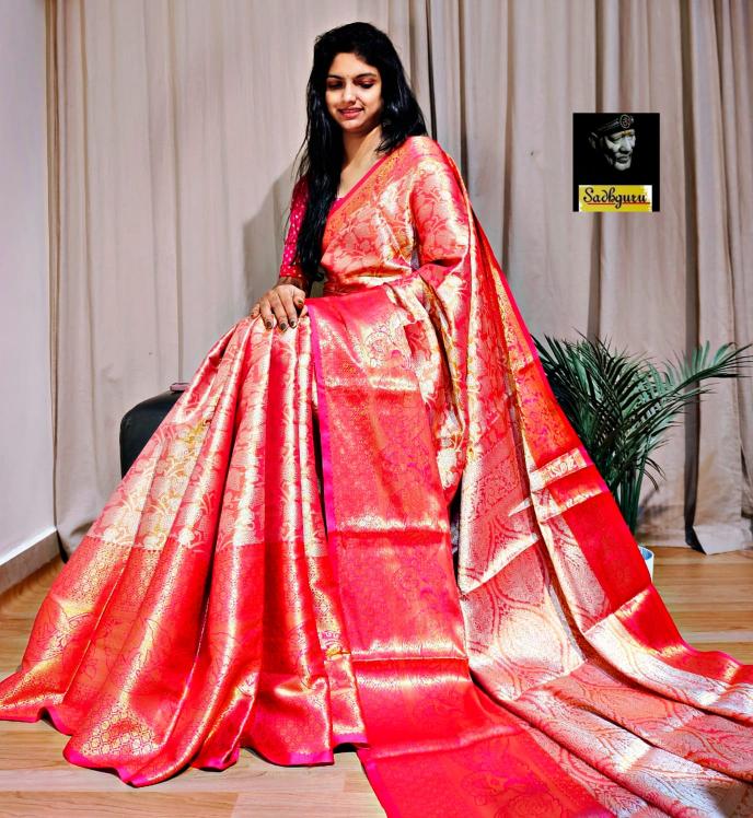 Malhar aakshi-vol-8 semi kanjivaram pattu saree wholesale market surat 