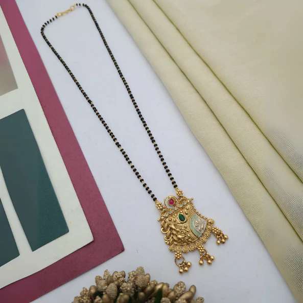Mangalsutra with Single Chain MSS007 Fashion imitation jewellery in Hyderabad
