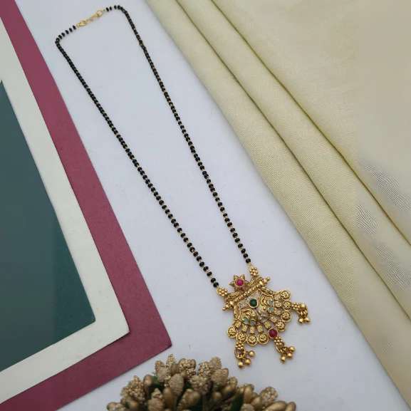 Mangalsutra with Single Chain MSS008 Imitation bridal jewellery in Hyderabad
