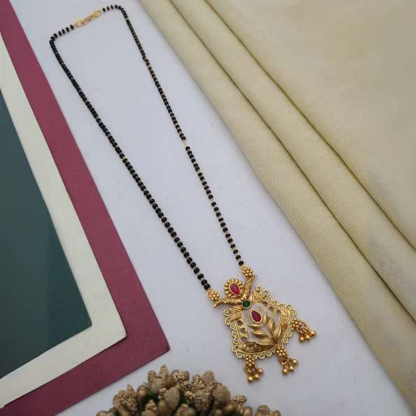 Mangalsutra with Single Chain MSS010 Affordable imitation jewellery in Hyderabad