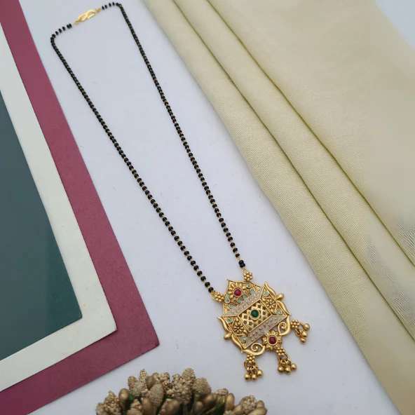 Mangalsutra with Single Chain MSS012 Imitation jewellery manufacturers in Hyderabad