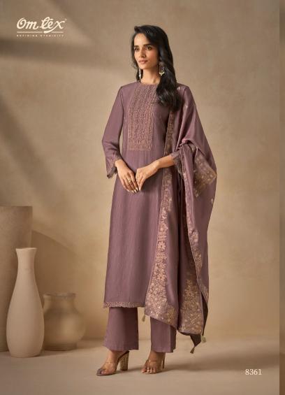 Omtex norika silk wholesale crepe dress material