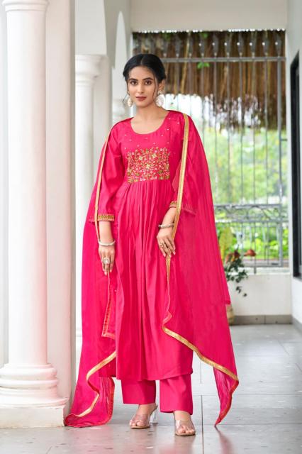 Ossm gulzar fancy 3 pcs kurti wholesale trendy clothing