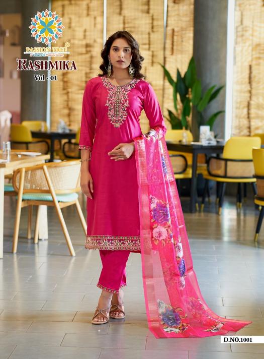 Passion tree rashmika vol 1 straight wholesalers ladies kurti