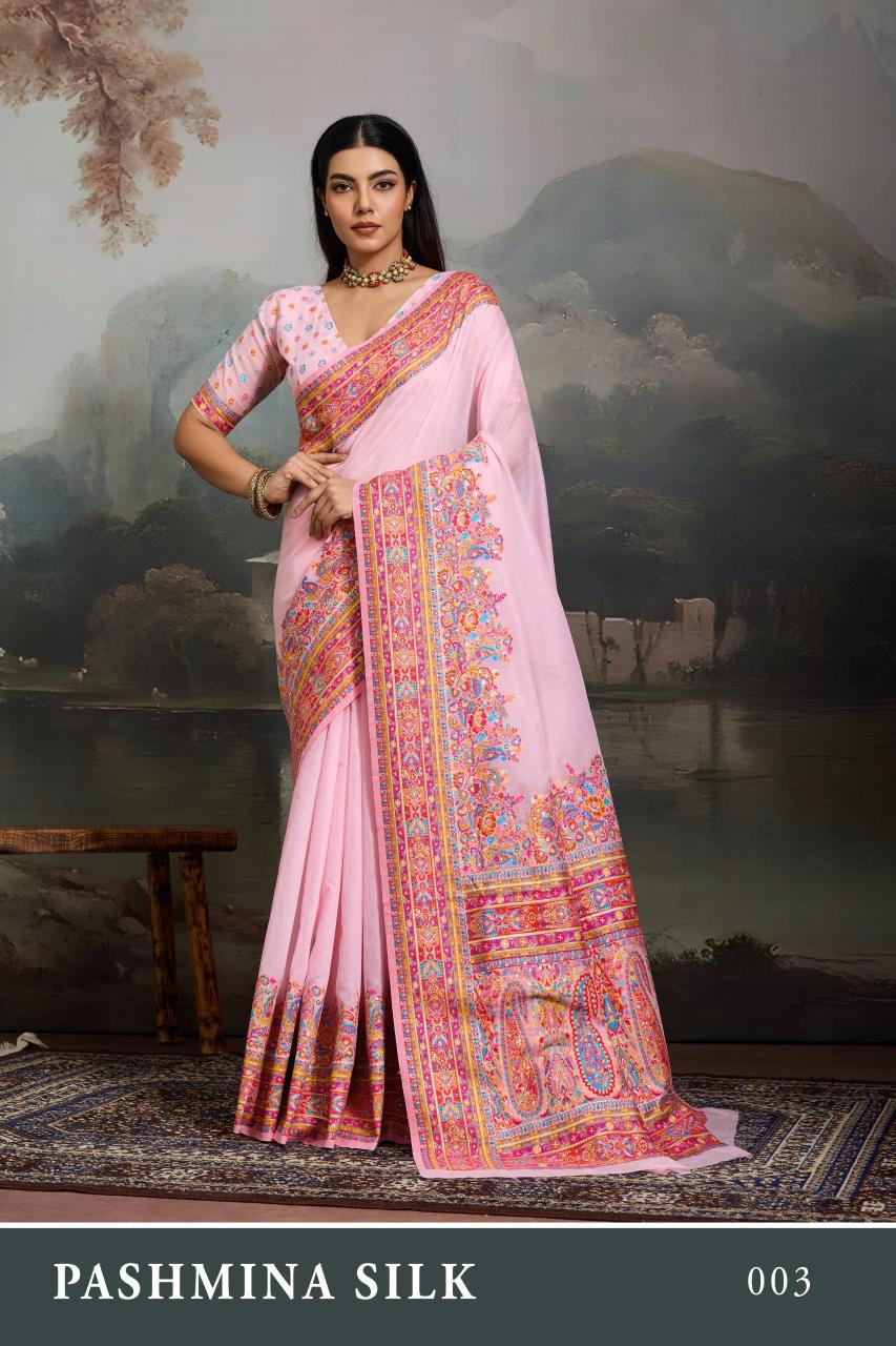 Rajtex pure pashmina modal cotton saree suppliers