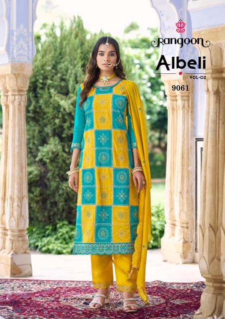 Rangoon albeli vol 2 fancy kurtis wholesale market in chennai
