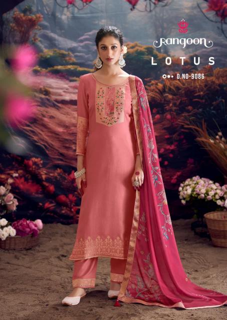 Rangoon lotus 3 pcs kurti at wholesale rate