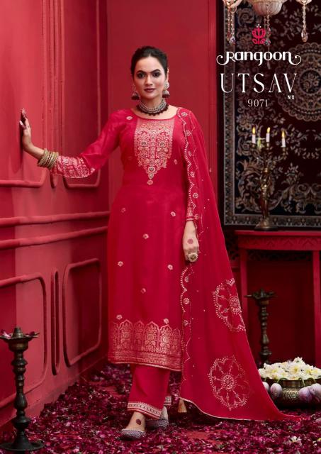 Rangoon utsav nx 3 pcs best kurti brand in india