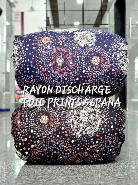 Sajni Reyon discharge foil Wholesale fabric suppliers in West Bengal