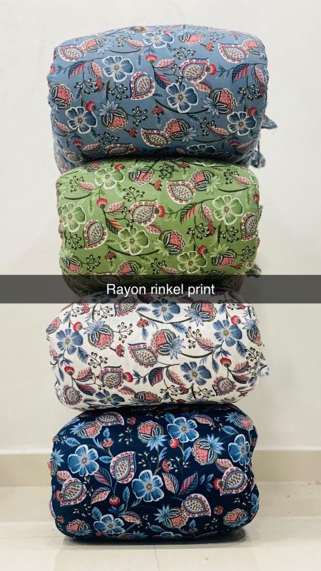Sajni Reyon rinkel Screen printing fabric Kolkata