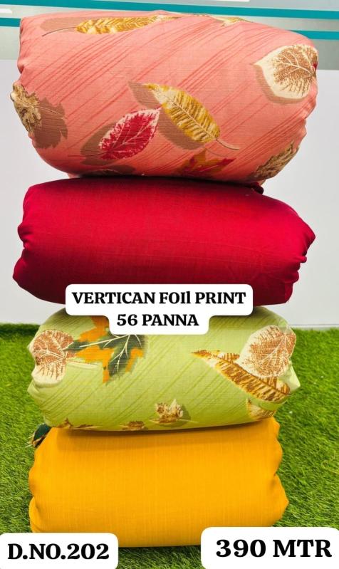 Sajni vertican foil print Discount fabric suppliers
