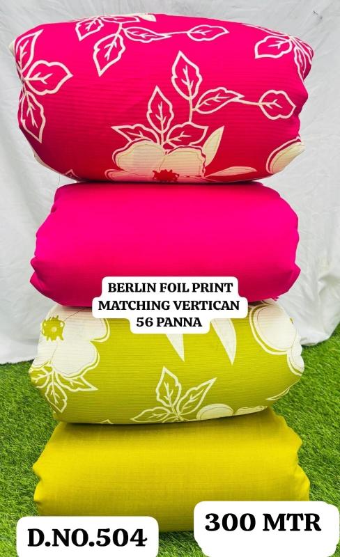 Sajni vertican foil print Fabric buying in bulk