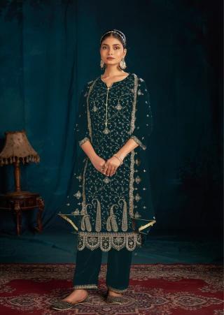 Sargam keeva velvet best online wholesaler of dress materials in surat