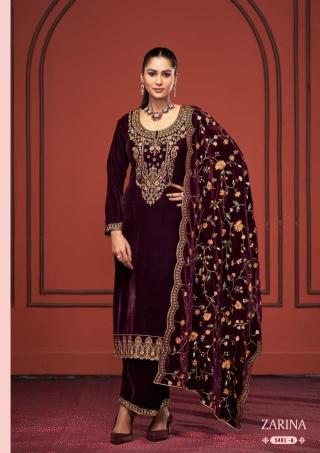 Sargam zarina velvet best wholesale dress material market in mumbai
