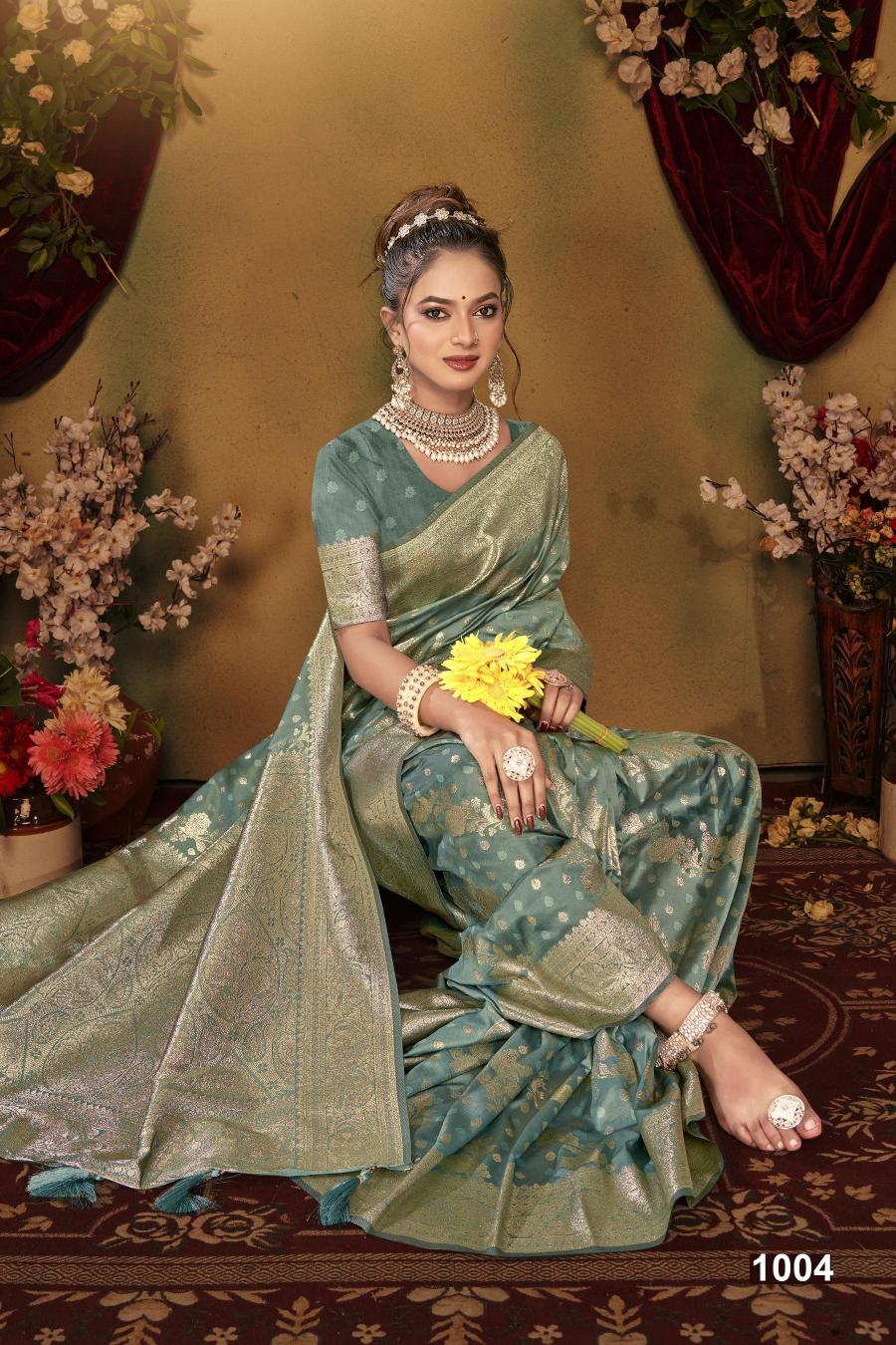Saroj gauri nandan silk vol 7 saree market surat