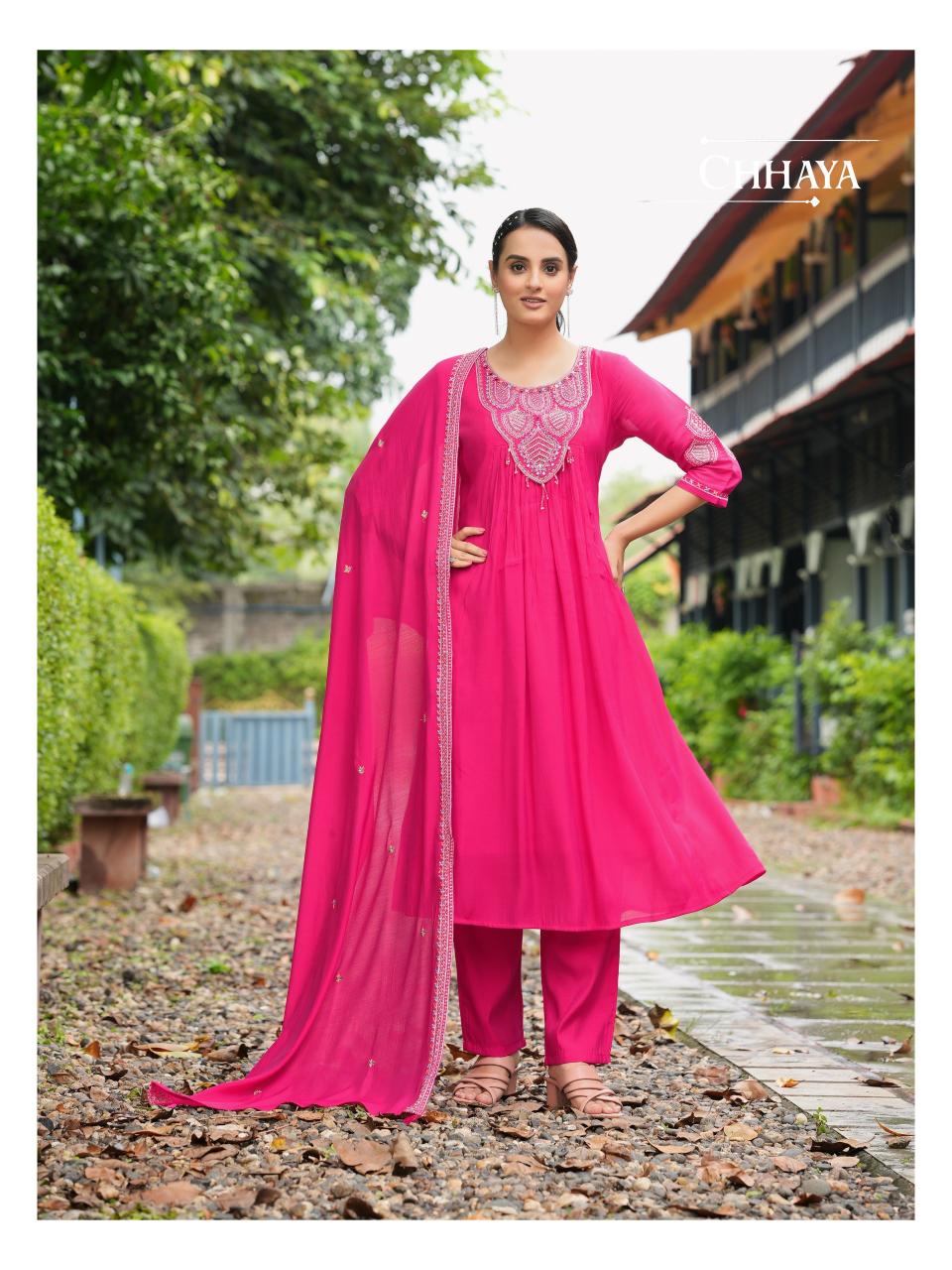 Shivay designer 3 pcs anarkali kurtis wholesale in chennai