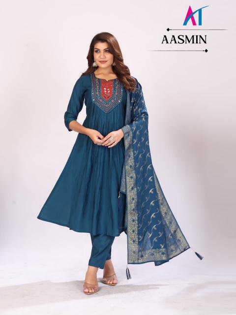 Shivay neck design 3 pcs best indian kurtis online usa