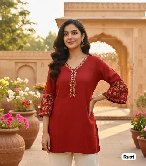 Shorya adaa 5.0 short top madina wholesale kurtis