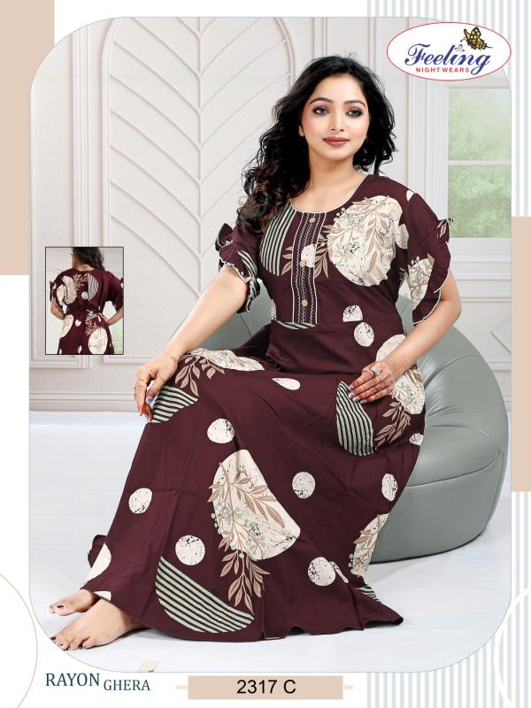 Shorya feeling women nighty wholesale