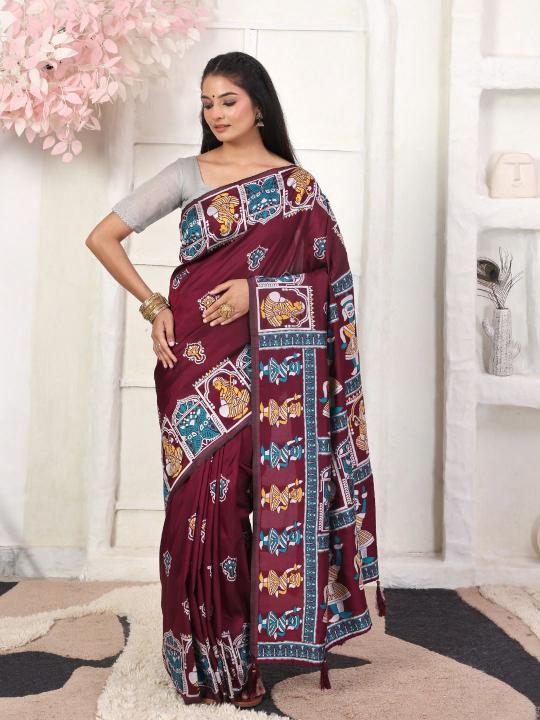 Shorya rangmanch silk blend lot sarees in surat