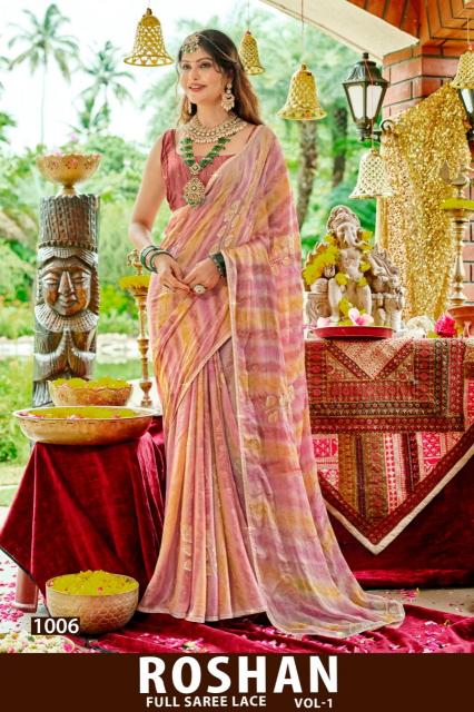 Shorya roshan vol 1 zari printed saree ka wholesale market