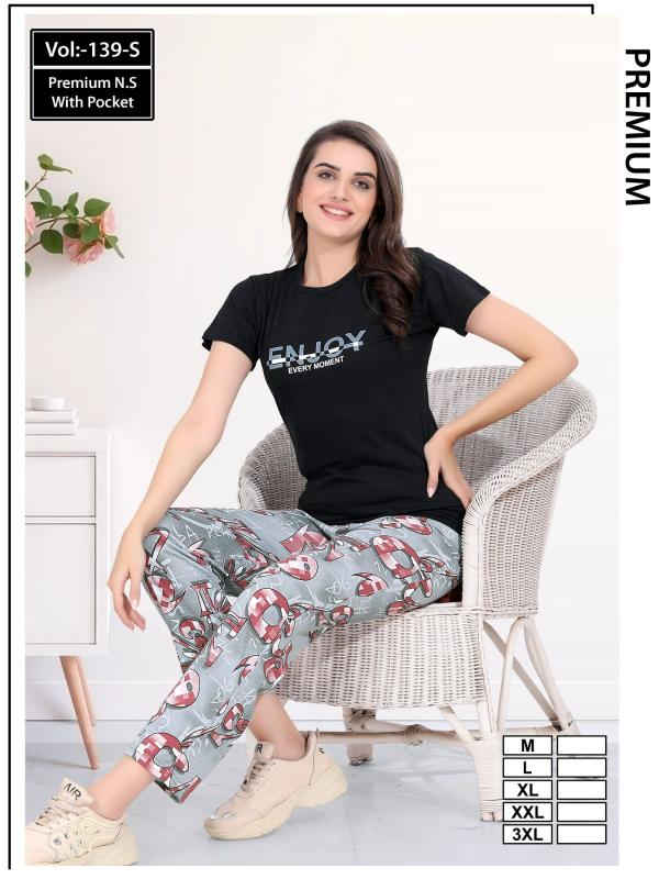 Shorya summer special vol.jc-139 s night suits wholesale ladies wear