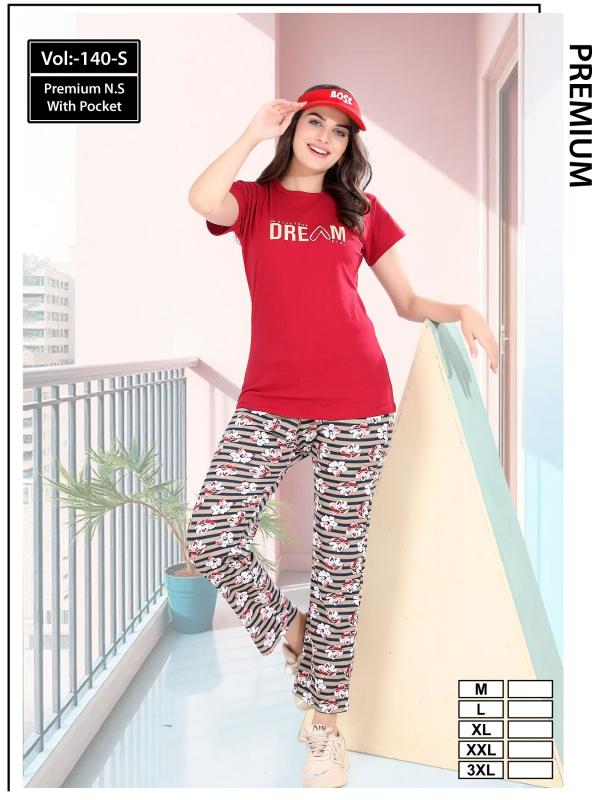 Shorya summer special vol.jc-140 s night suits clothes on wholesale