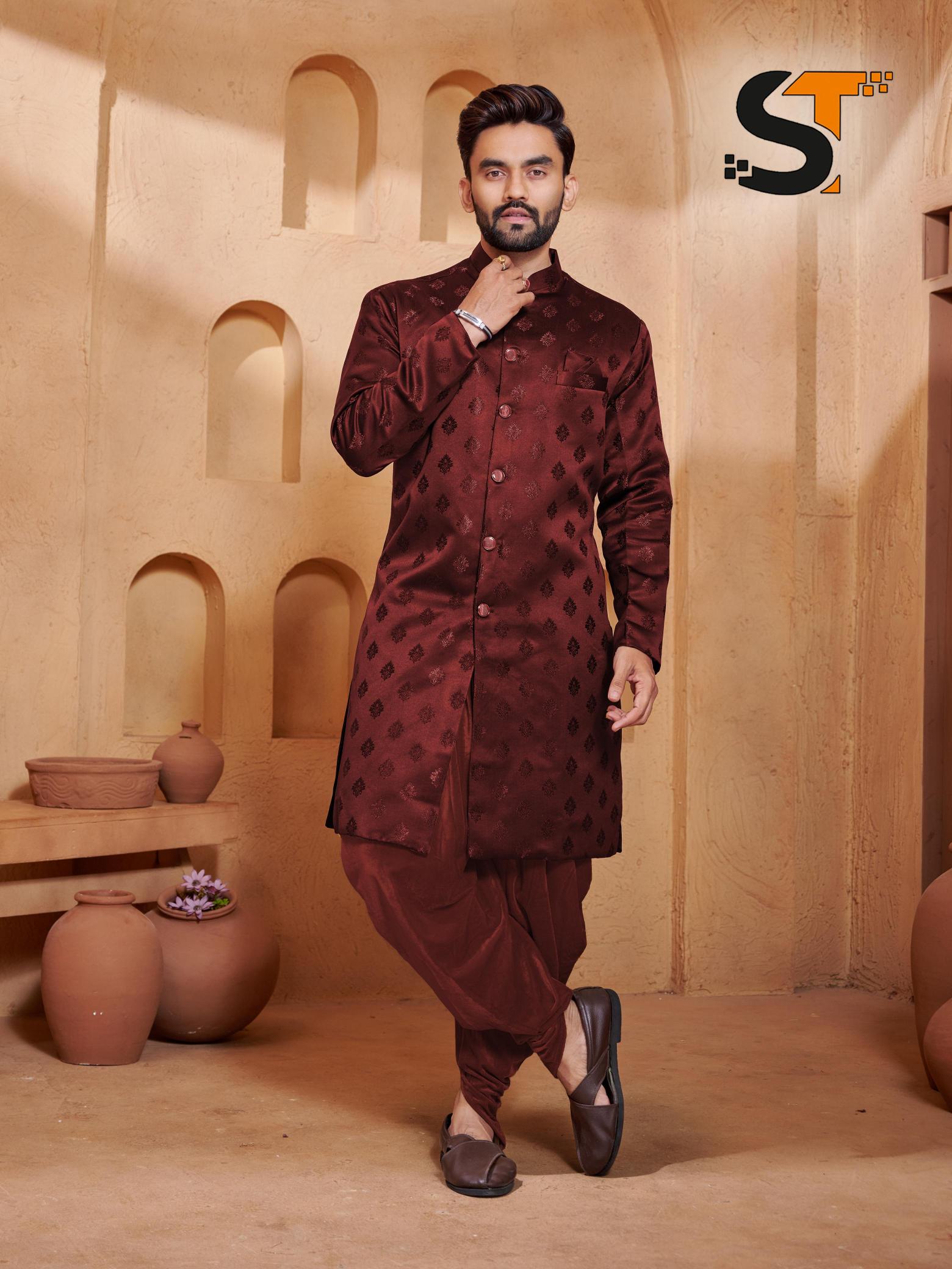 Shree salasar mens wear indowestern dhoti kurta wholesale market