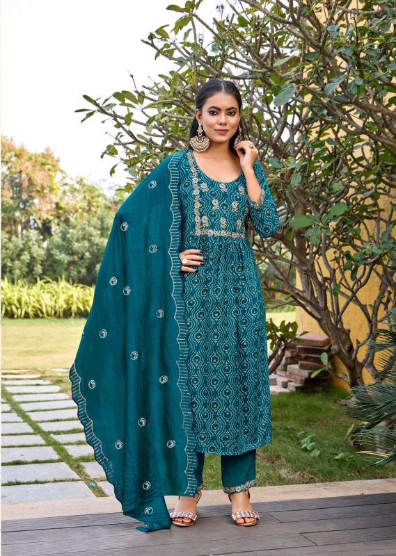 Subhash bhargavi 3 pcs kurti wholesaler in ahmedabad